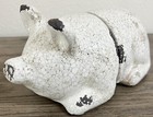 Farmhouse Pig Bookends Heavy Rustic Decor