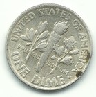 A Vintage Xf au Condition 1961 P Roosevelt Silver Dime-old Us Coin-agt383