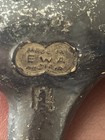 Early Ocarina F4 Austria Black Antique Gold Hand Painted Clay Flute