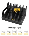 Gun Rack 6 Slots Foam Pistol Rack Gun Safe Display Storage Stand Holds 6 Handgun