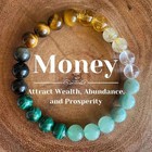 4pcs Women Natural Stone Lucky Bangle Wealth Beads Chain Bracelet Multicolor