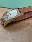 Excellent 1938 Vintage Hamilton    linwood    Curved 14k Yellow Gold Filled Watch