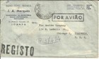 Angola Sc c10 pair  c13 x3  Loanda 12 abr 1947 Airmail To Usa  Opened