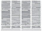 Mecanorma Dry Transfer Lettering 22 28 Cln  871 Helvetica Medium 7 7mm