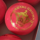 Bt Pink Cricket Ball - Pack Of 6 Leather Cricket Balls 156g 5 5oz