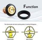 Thermostat With Gasket Compatible With Johnson Evinrude 5-235 Hp Outboard