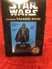 Vintage 1996 Thinkway Toys Star Wars Darth Vader Electronic Talking Bank