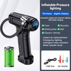 Cordless Digital Car Tire Inflator Usb Rechargeable Tire Air Compressor Pump Lcd