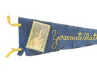 Vintage Yosemite National Park Chain Stitched Lettering W Postcard 24  Pennant