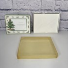 Caspari Spode Christmas Tree Photo Cards 10 Ct Boxed With Envelopes New Vtg 4x6
