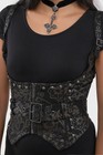 Killstar Corset Black Lily Malapas Underbust Corset  black Lily 