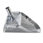 Dune Kraken 11  X 8  Stainless Metal Detector Sand Scoop W  Sm Hexagon Holes