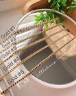 Newborn Baby childrens Boys girls Gold Filled Bracelet curby Figaro Bracelet