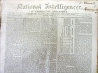 1808 Dc Newspaper Runaway Slave Reward Ad From Prince Georges County Maryland