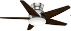 New Casablanca Isotope 44  Low Profile Ceiling Fan - Brushed Nickel  59019