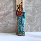 Statue Sacred Heart Of Jesus 4 Inch Hand Painted Catholic Figurine