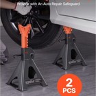 Kffkff Heavy Duty Steel Jack Stands  3 Ton  6 600 Lbs  Capacity  Adjustable Heig