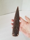 Arrowhead Flint 7 6  Spearhead Spear Point Knife Blade Nice Point Display Crafts