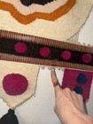 1970s Don Freedman Mcm Boho Woven Fiber Art Textile Wall Hanging Folk Tapestry 