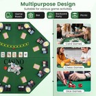 Green 48  Poker Table Top 8 Player Foldable Texas Holdem Poker Table Topper Card