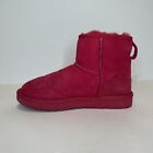 Ugg Classic Ultra Mini Boot Ii Carnation Pink Bright Size 6 Womens Used 1016222