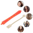 24 Pcs Curling Iron Hair Roller With Rubber Bands Man Hollow Curlers