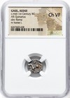 Ngc Ch Vf  Gaul Aedui Ancient France 50 Bc Celtic Celts Ar Quinarius Silver Coin