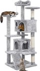 54in Cat Tree Tower Condo Furniture Scratch Post For Kittens Pet House Play