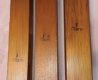 Antique Wooden Lot 3 A F  F Clara Church Organ Pitch Pipe 20-24 75  Long Wood