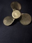 Brass Propeller - Vintage Nautical Paperweight decor- 4 5      - Heavy 