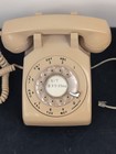 Vintage Stromberg Carlson Sc-500d 1966 Rotary Telephone Beige Tan Gold Works