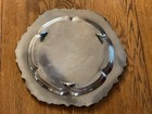 Vintage Sheffield Silver Co  Silver Footed Platter