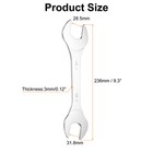 Thin Open End Wrenches Sae  1 1 8x1 1 4 Inches