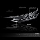 For 16-21 Honda Civic Coupe sedan hatchback Glossy Oe Style Front Bumper Grille