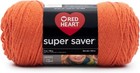Red Heart Super Saver Yarn Carrot 7oz 364yd Worsted Weight 100  Acrylic