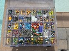 Rare Squiggles Huge Lot African Trade Beads Venetian Millefiori Italian Glass