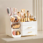 Large Makeup Organizer With Drawers Cosmetic Storage Box For Vanity Counter