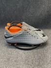Nike Hypervenom Phantom 3 Club Fg   Grey Orange   Sz 8 5   Ah7267-081  365 