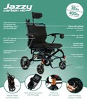 Pride Mobility Jazzy Carbon Hd Folding Travel Power Wheelchair