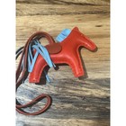 Hermes Pm Milo Lambskin Rodeo Bag Charm Capucine Celeste Cornaline Authentic Coa