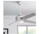 Home Decorators Collection Mercer 52  Brushed Nickel Led Ceiling Fan Light Remot