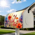 Mailbox Covers Magnetic Standard Size  Printed Floral Magnetic Cover For Postbox