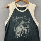 Free People Women s Black Johnny Cash Tunic By Daydreamer Large