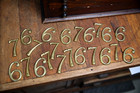 Vintage Brass Numbers House Address Locker Tag Cabinet Door Lot Craft