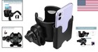 Universal Stroller Cup Holder With Phone Holder - Adjustable   Secure Design