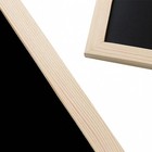 Mini Wooden Chalkboard Double-sided Blackboard Hanging Erasable Message Board