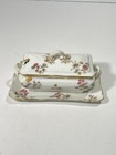 Antique Haviland Limoges Porcelain Floral Tureen With Lid Plate Cfh gdm Dish