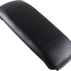 Leather Armrest Center Console Lid Cover Compatible With A4 S4 -black-5cm