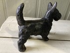 Vintage Hubley Black Scotty Dog Cast Iron Bookend Art Statue Door Stop 5 Lbs 