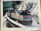 Vtg Amtrak Train 311 California Zephyr 16   x20    Print Decor  Original 1984 Euc